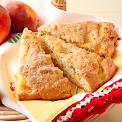 Brown Butter-Peach Scones