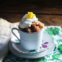 Espresso Granita with Lemon Cream