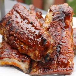 Whiskey Dijon BBQ Ribs