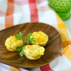 Turkey Cheddar Mini Frittatas