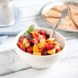 Stone Fruit Salsa &CinnaSugar Chips