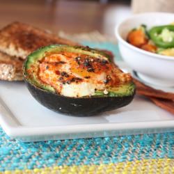 Baked Egg in an Avocado