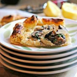 Mushroom and Feta Tart