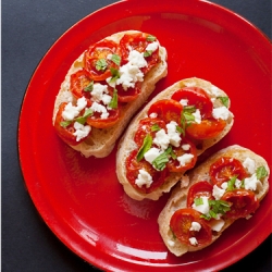 Cherry Tomato Bruschette