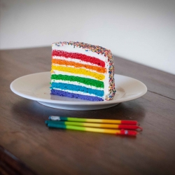 Rainbow Sprinkle Cake