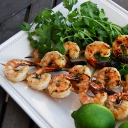 Delicious Grilled and Brined Shrimp