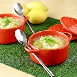 Soup with Green Pepper