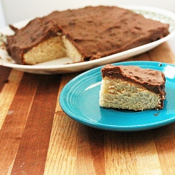 Brown Butter White Birthday Cake