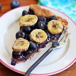 Blueberry Banana Tart