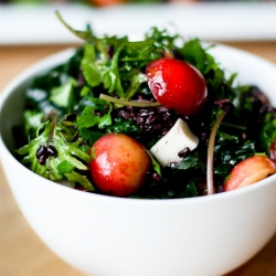 Cherry and Black Rice Salad