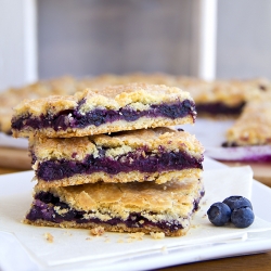 Summer Blueberry “Pie” Bars