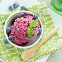 Blueberry Frozen Yogurt