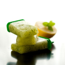 Cucumber Lemon Popsicles