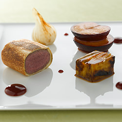 Lamb Loin With Eggplants