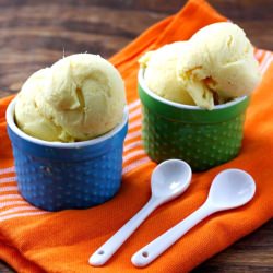 Mango & Nectarine Ice Cream