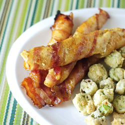 Bacon-Wrapped Honey Mustard Chicken