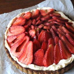 strawberry & mascarpone tart