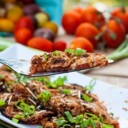 Breaded and Baked Tomatoes