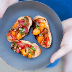 Heirloom Tomato Bruschetta