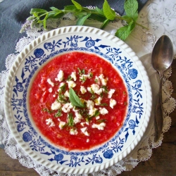 Watermelon gazpacho