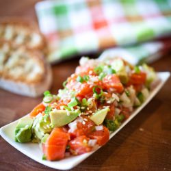 Simple Salmon Tartar