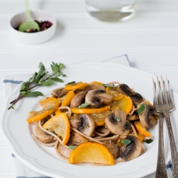 Roasted Summer Squash & Mushroom