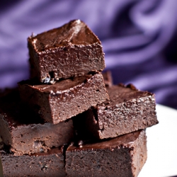 Violet Chocolate Fudge