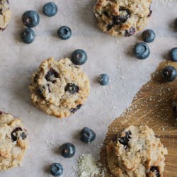 Blueberry and Almond Muffins