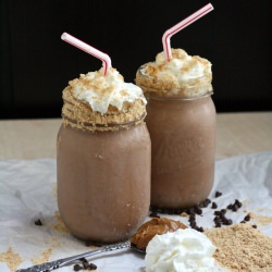 Whipped Chocolate Biscoff Shake