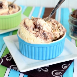 PB Brownie Batter Swirl Ice Cream