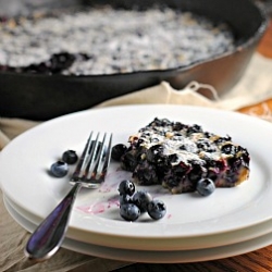 Lemon Blueberry Clafoutis