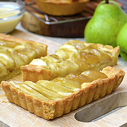 Whiskey Apple & Pear Frangipane Tart