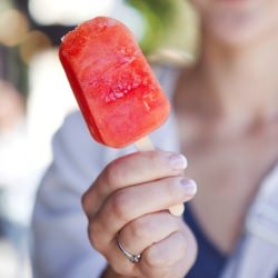 Blood Orange Ice Pops