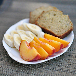 Banana Peach Bread