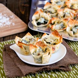 Spinach Artichoke Lasagna Bites