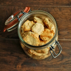 Coconut Dog Cookies