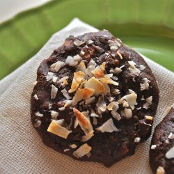 Black Bean Chocolate Coconut Cookie