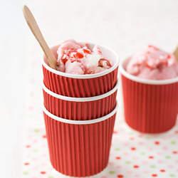 Roasted Strawberry Ice Cream