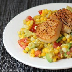 Scallops and Corn Salad