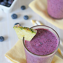 Pineapple-Blueberry Smoothie