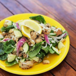 lemon infused chicken salad