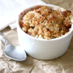 Summer Peach & Blueberry Crisp