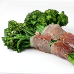 Prosciutto-Wrapped Broccolini