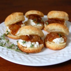 Goat Cheese Apple Tartlets