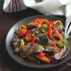 Warm Salad with Chicken Liver