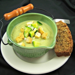 Zucchini and Rosemary Vichyssoise