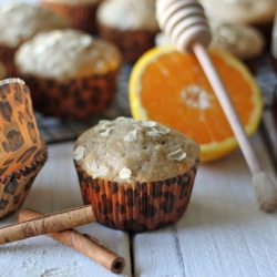 Orange Cinnamon Honey Muffins