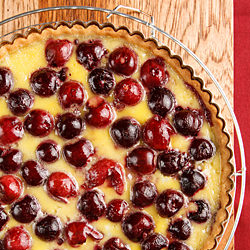 Cherry-Custard Tart