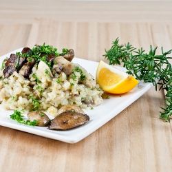 Oozy Mushroom Risotto