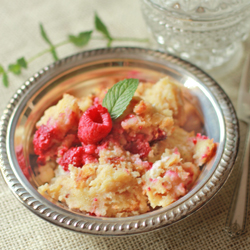 Raspberry Baked French Strata